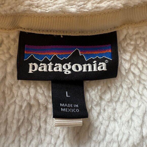 Patagonia Women's Re-Tool Snap-T® Pullover in Raw Linen - White X-Dye Size Large - Picture 9 of 10